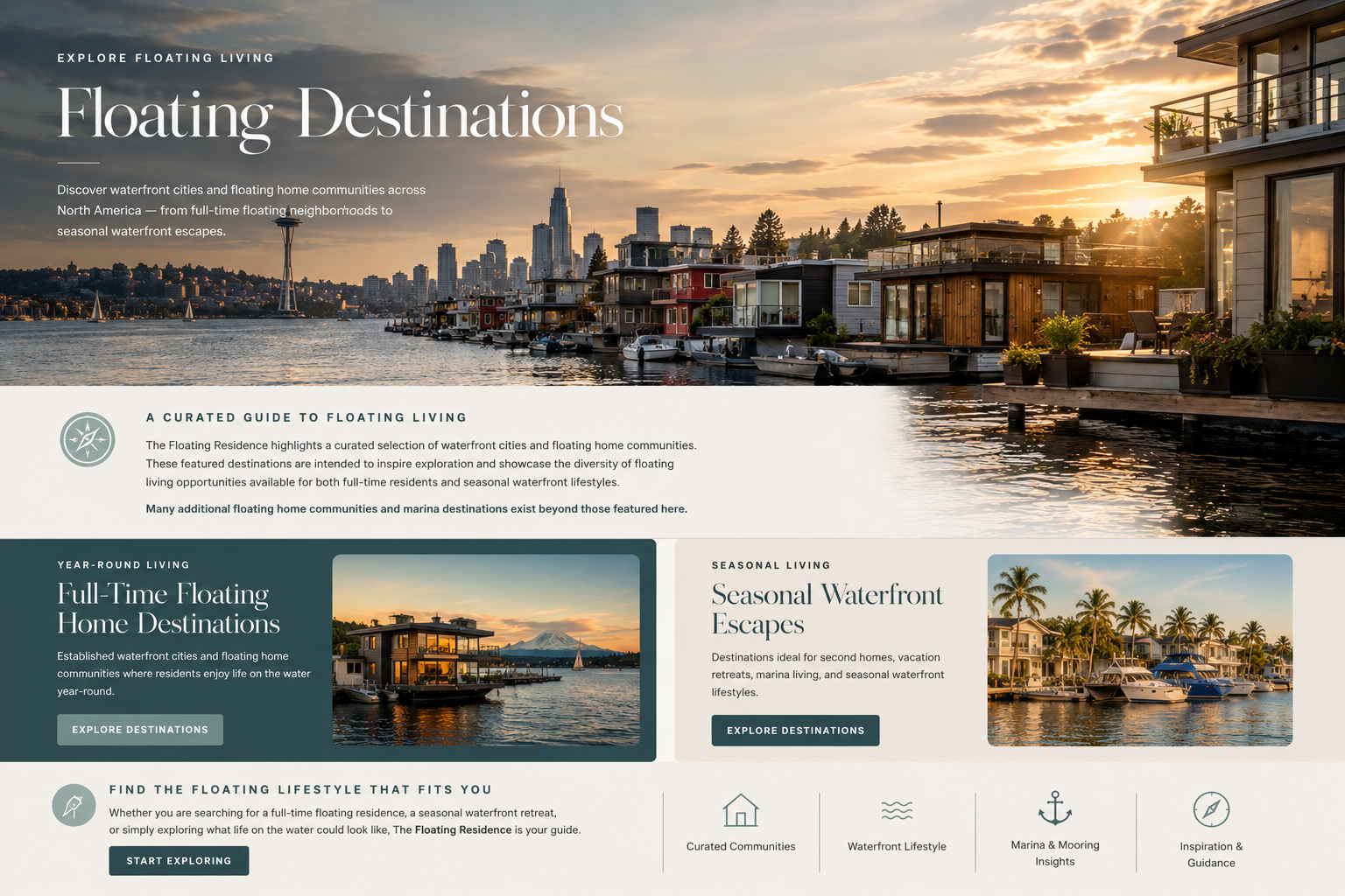 Floating Destinations
